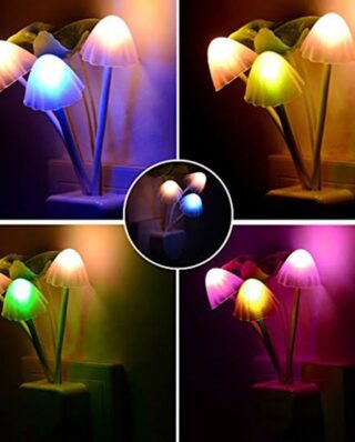 Mushroom Night Light | LED Night Lights | Flower Lamp Bedroom Baby room Lamps For Family, Friend or Kids Gifts (Random colors)