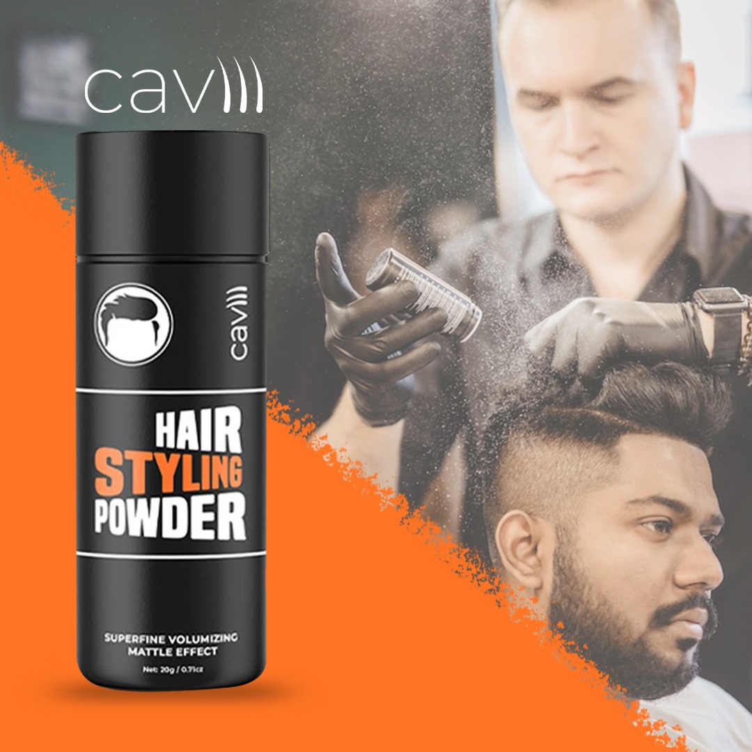 caviii Hair Styling Texture Powder For Men And Women,Volumzing Powder for Natural Matte Hair style Look