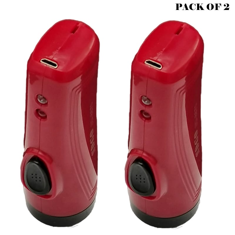 Pack Of 2 Portable Super Bright USB Rechargeable Multifunction Flashlights SD-8670 - Image 9
