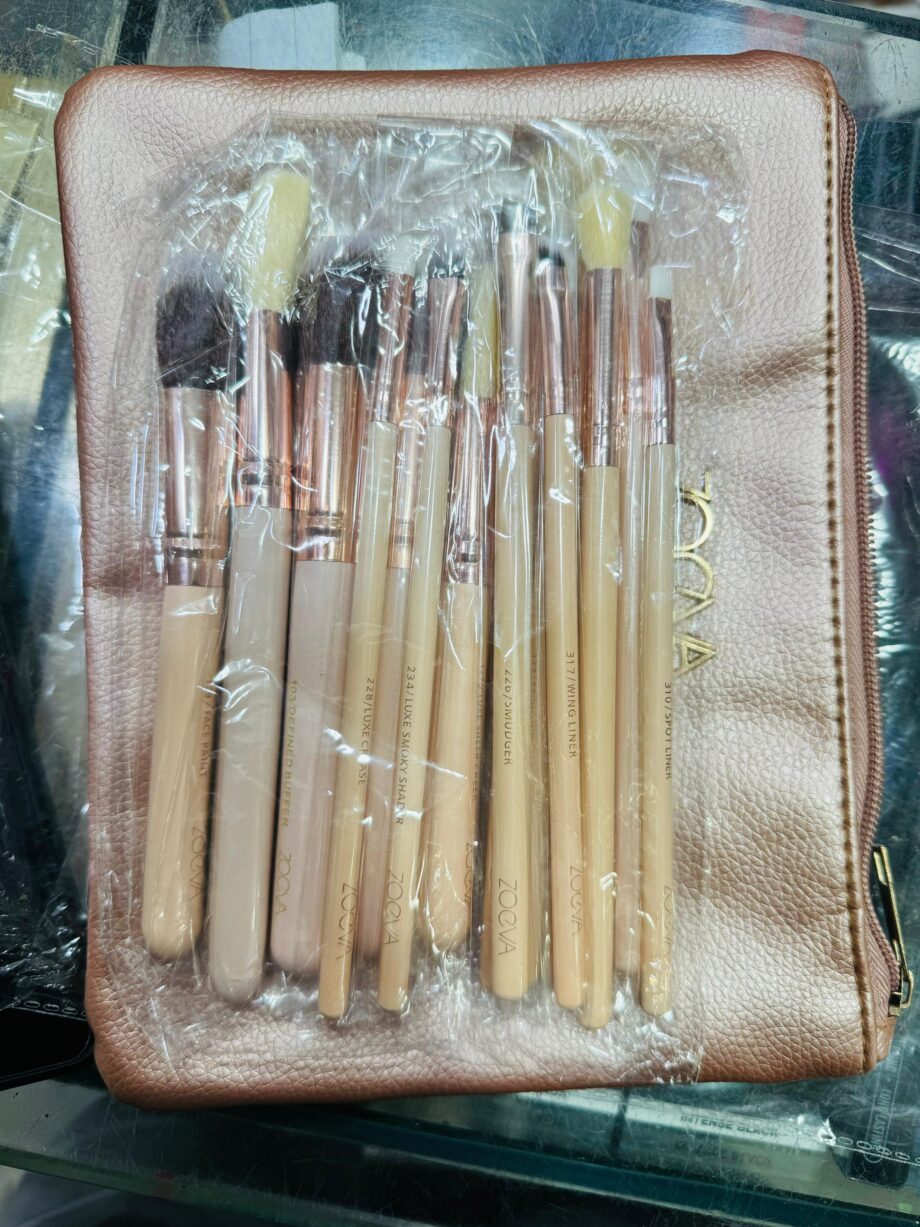 Make Up Eye Brushes Set, Lover Bar 15pcs Makeup Brush- with Travel Organizer  with pouch(random color)
