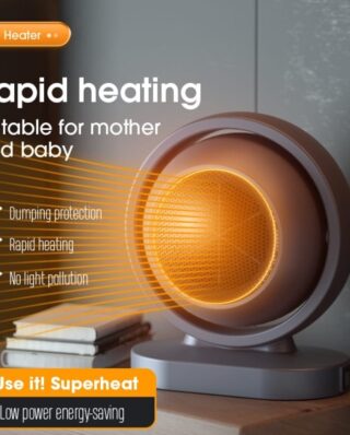 Mini Electric Heater Warmer Wind Portable 380w Heating Intelligent Air Fan Heater Desktop Blower (random color)