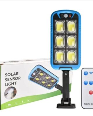 Solar Street COB Light With Sensor ZB-150B | Motion Sensor Security Streetlights for Parking Lot – Remote Control