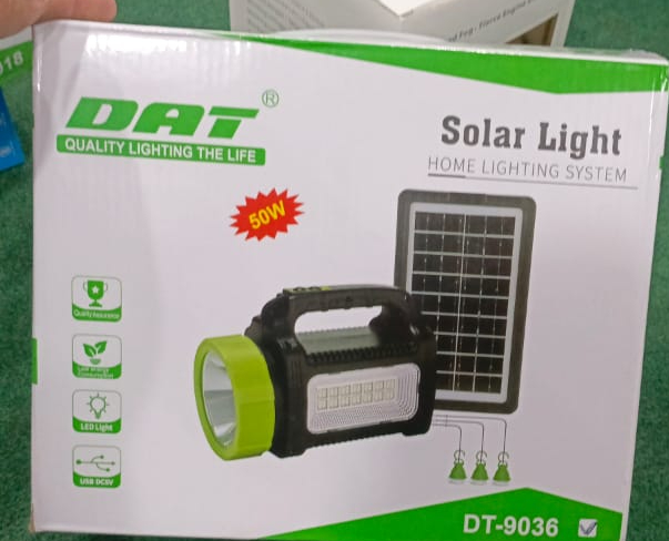 DT-9036 DAT solar lighting kits use for power shortage solar lighting system with light