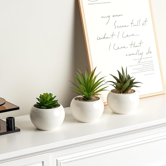 Mini plant Artificial Flowers Decoration | Artificial Plants Ball for Home (1 pc Round shape) (Copy) - Image 3