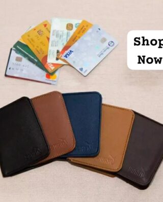 Smart Leather wallet   For Men Puma Wallet Best Quality (Random)