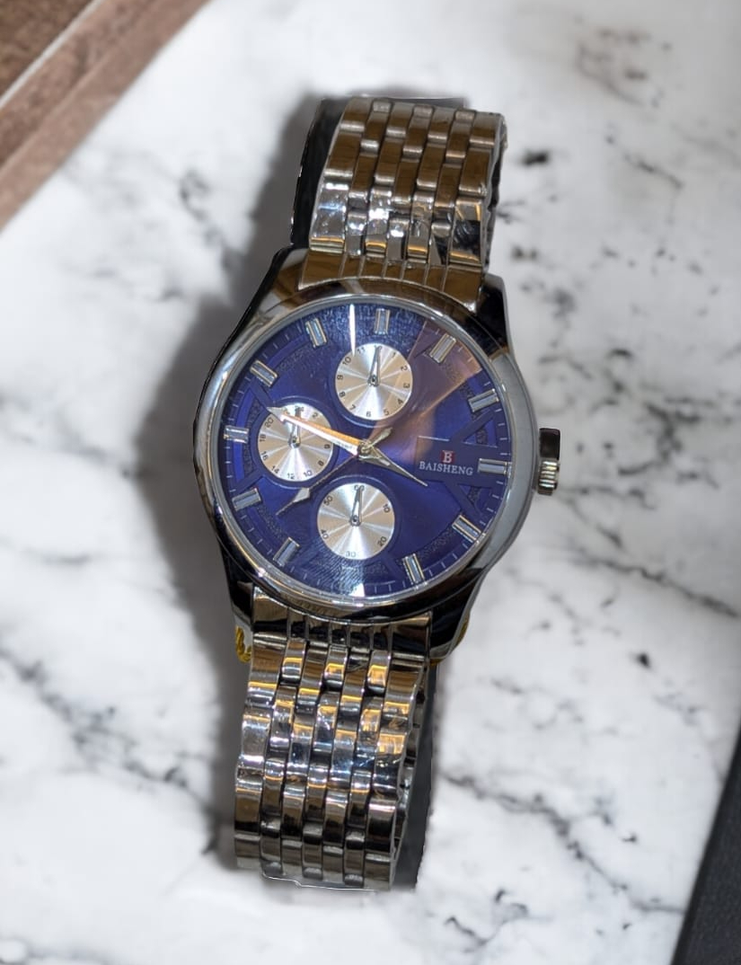 Baishang Watch With High Quality Stainless steel Chain Best finishing Body & Case (Mix dial and black color)