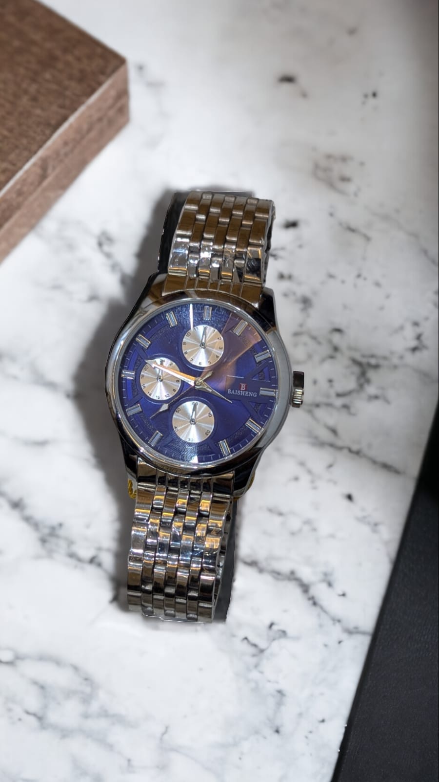 Baishang Watch With High Quality Stainless steel Chain Best finishing Body & Case (Mix dial and black color)