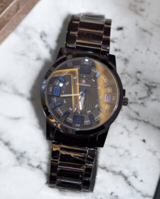 Baishang Watch With High Quality Stainless steel Chain Best finishing Body & Case (Mix dial and black color)