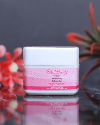 She Beauty Whitening Night Care Cream ,FRAGRANCE-FREE NIGHT CREAM