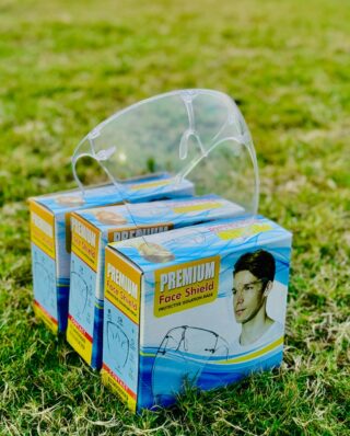 Premium Unisex Full Shield Face Mask - Transparent, Anti-Fog, Comfortable and Reusable Protective Visor for Daily Use