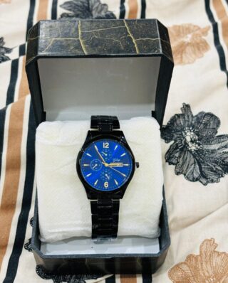 Round Gents Stainless Steel Chain Watch