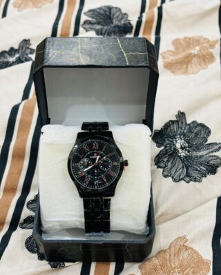 Gents Stainless Steel Chain Watch (Without Box)