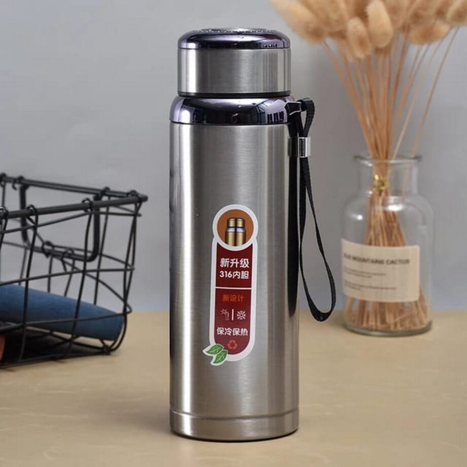 Stainless Steel Vacuum Thermos Flask Bottle 800ml  (Random Colors)