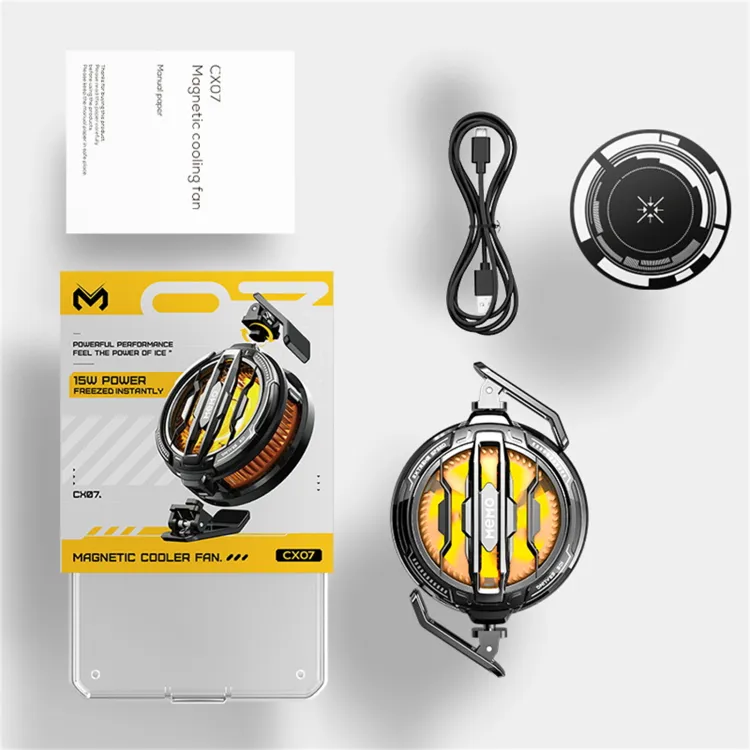 CXO7 magnetic cooler fan 1 Mobile Phone Semiconductor Cooling Fan Radiator /15W POWER FREEZED INSTANTLY
