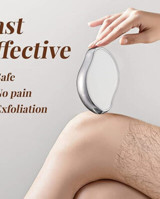 Magic Crystal Hair Remover Bleame Crystal Hair Eraser – Painless Exfoliation Hair Removal Tool For Arms Legs Back (random color)