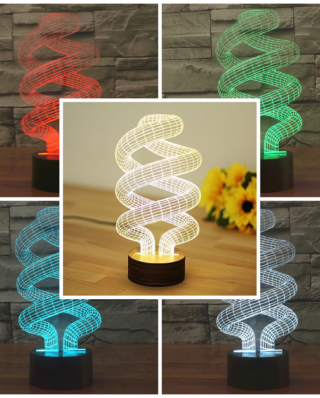 3D Amazing Optical Illusion LED Light Night Table Lamp