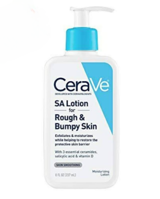 Cerave Sa Lotion For Rough & Bumpy Skin Vitamin D, Hyaluronic Acid, Lactic Acid & Salicylic Acid Lotion (237ml)