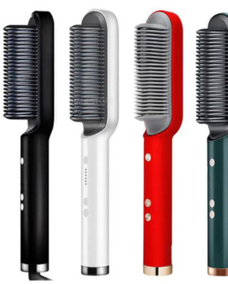 Hqt-909b Electric Professional Hair Straightening Brush (random Color)