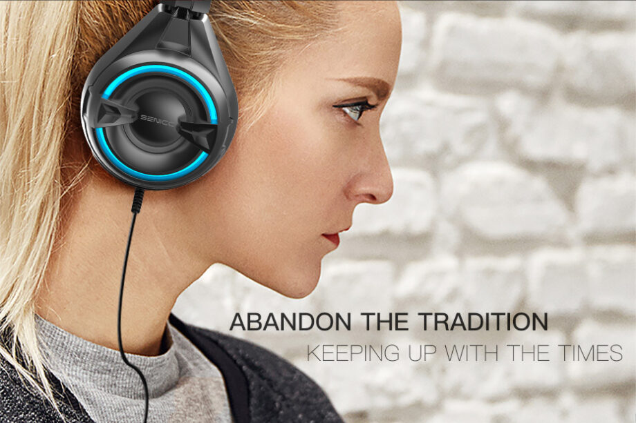 SENICC A6 headset USB High Quality Sound Video Game Headset Advance Noise Canceling Technology