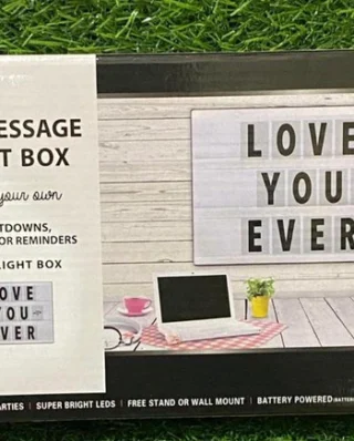 (NW000294) Color Card Light Box / Multicolor LED Light Box Letters Magic Board