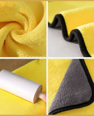Microfiber Multi Cleaning Cloth Ultra-Thick Microfiber Cleaning Cloth, Multipurpose Household Kitchen Towels, Softer Absorbent Cleaning Rags for House Kitchen Car Glass Stainless Steel 40cm x 40 cm