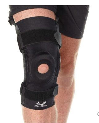 Flexible  Knee Support Brace - Hinged, Adjustable Patella Support - Lateral / Medial Ligament Meniscus - Knee Sprains for Soccer, Basketball, Skiing, Hockey, Running, Water Sports